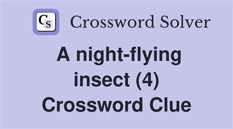 flying insect crossword clue|scuttling insect crossword.